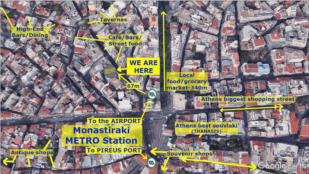 Apartmán Trendy Living In Monastiraki Atény Exteriér fotografie